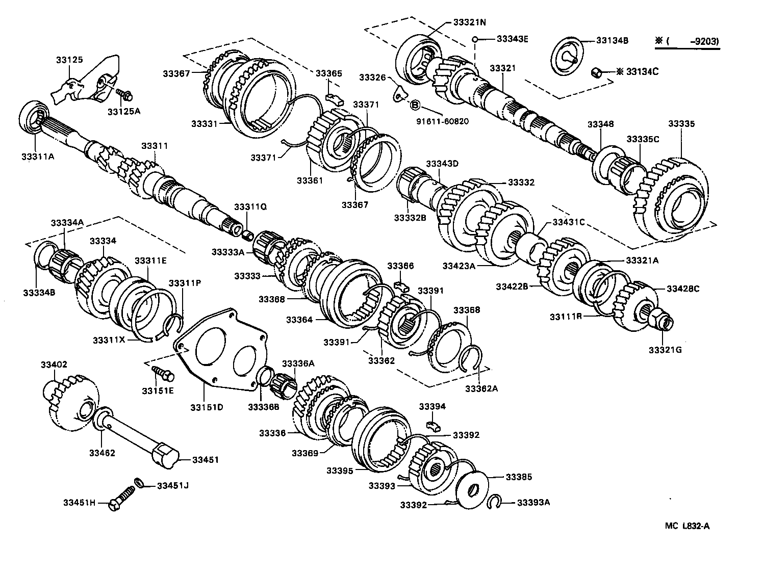  CAMRY WG |  TRANSMISSION GEAR MTM