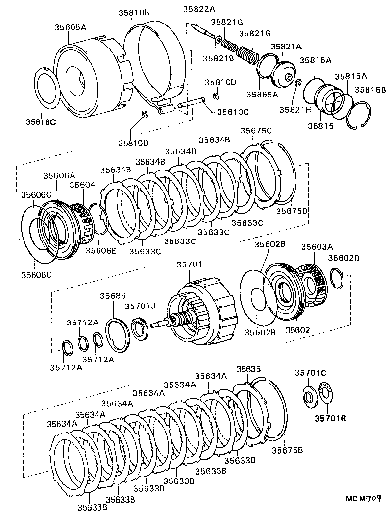  GS300 |  BRAKE BAND MULTIPLE DISC CLUTCH ATM