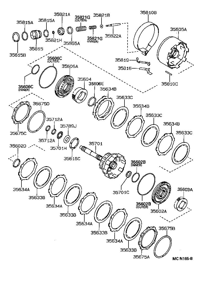  STARLET |  BRAKE BAND MULTIPLE DISC CLUTCH ATM