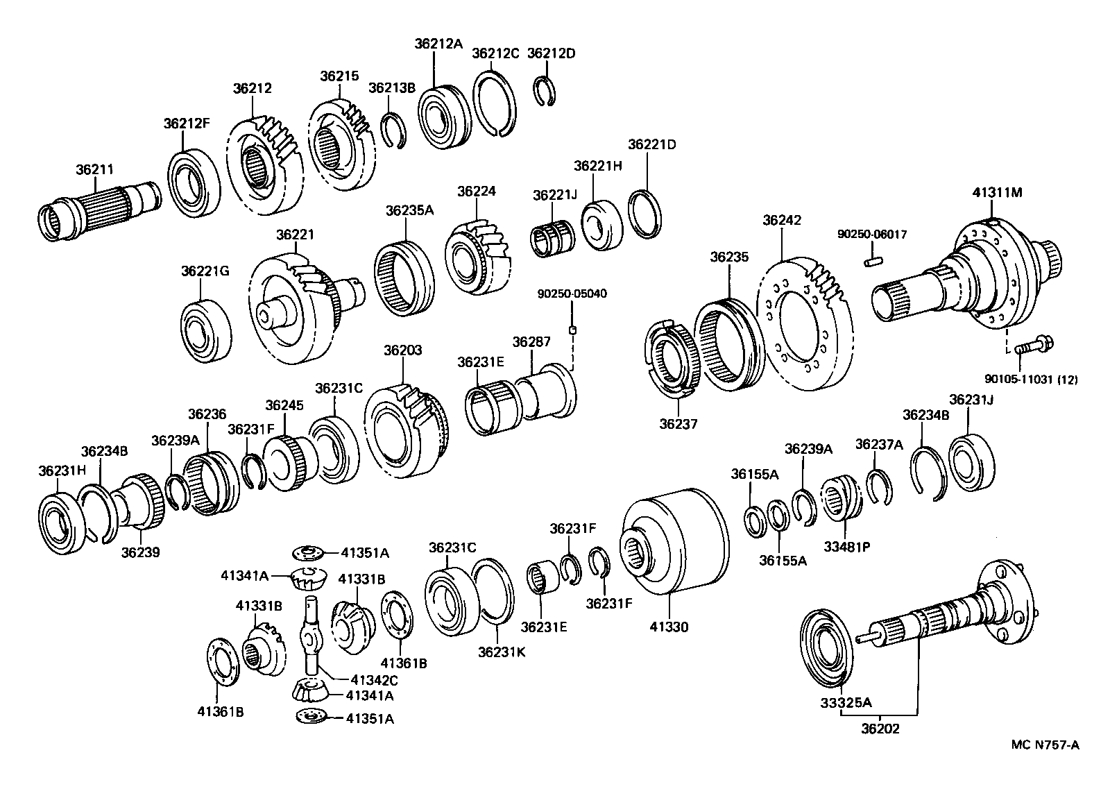  LAND CRUISER 80 |  TRANSFER GEAR