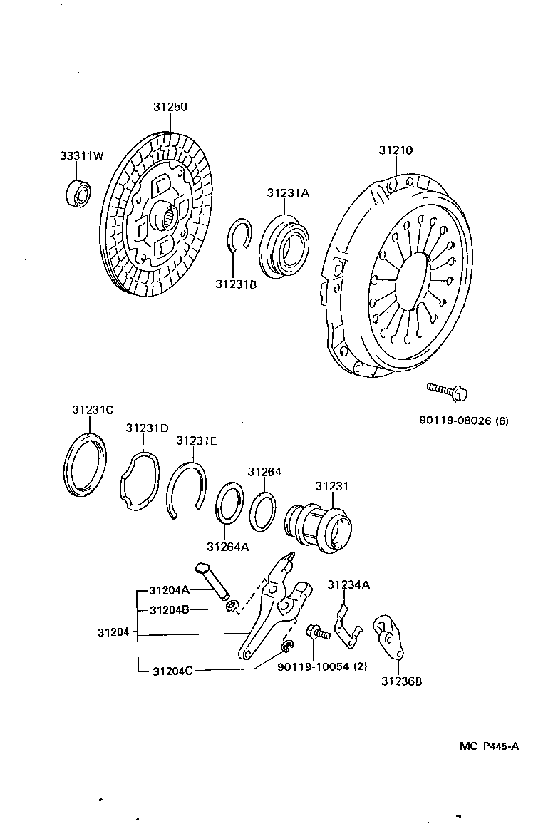  SUPRA |  CLUTCH RELEASE FORK