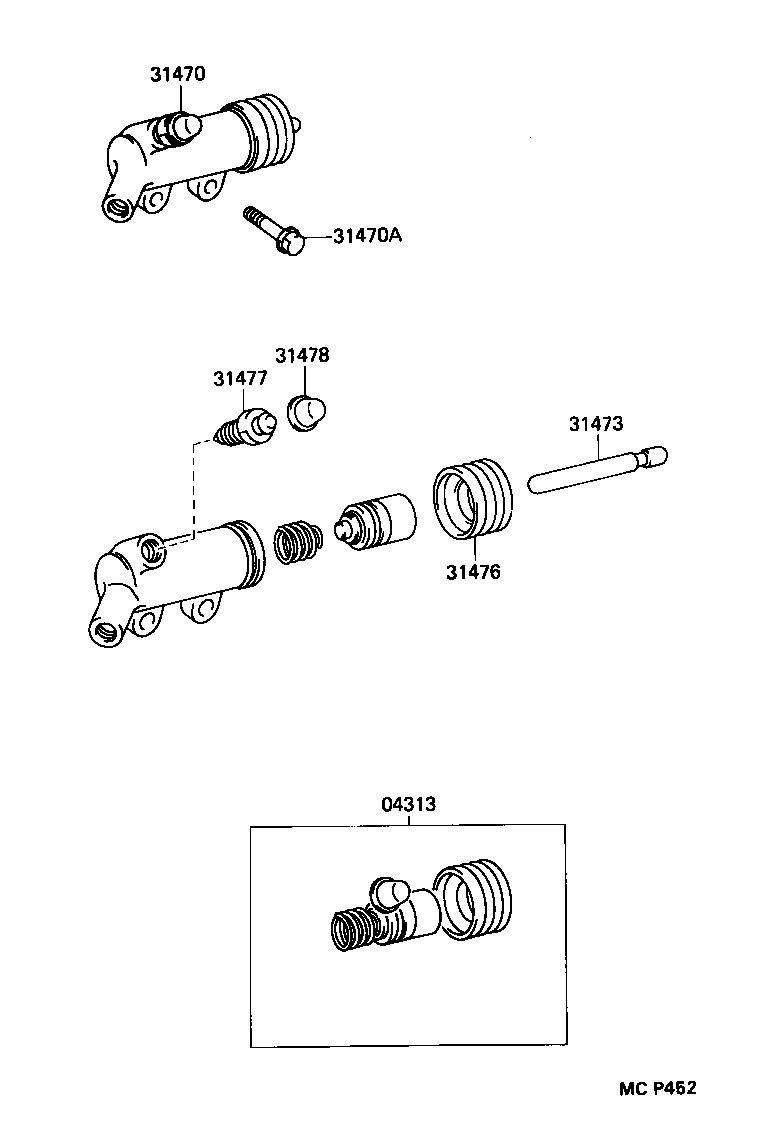  SUPRA |  CLUTCH RELEASE CYLINDER