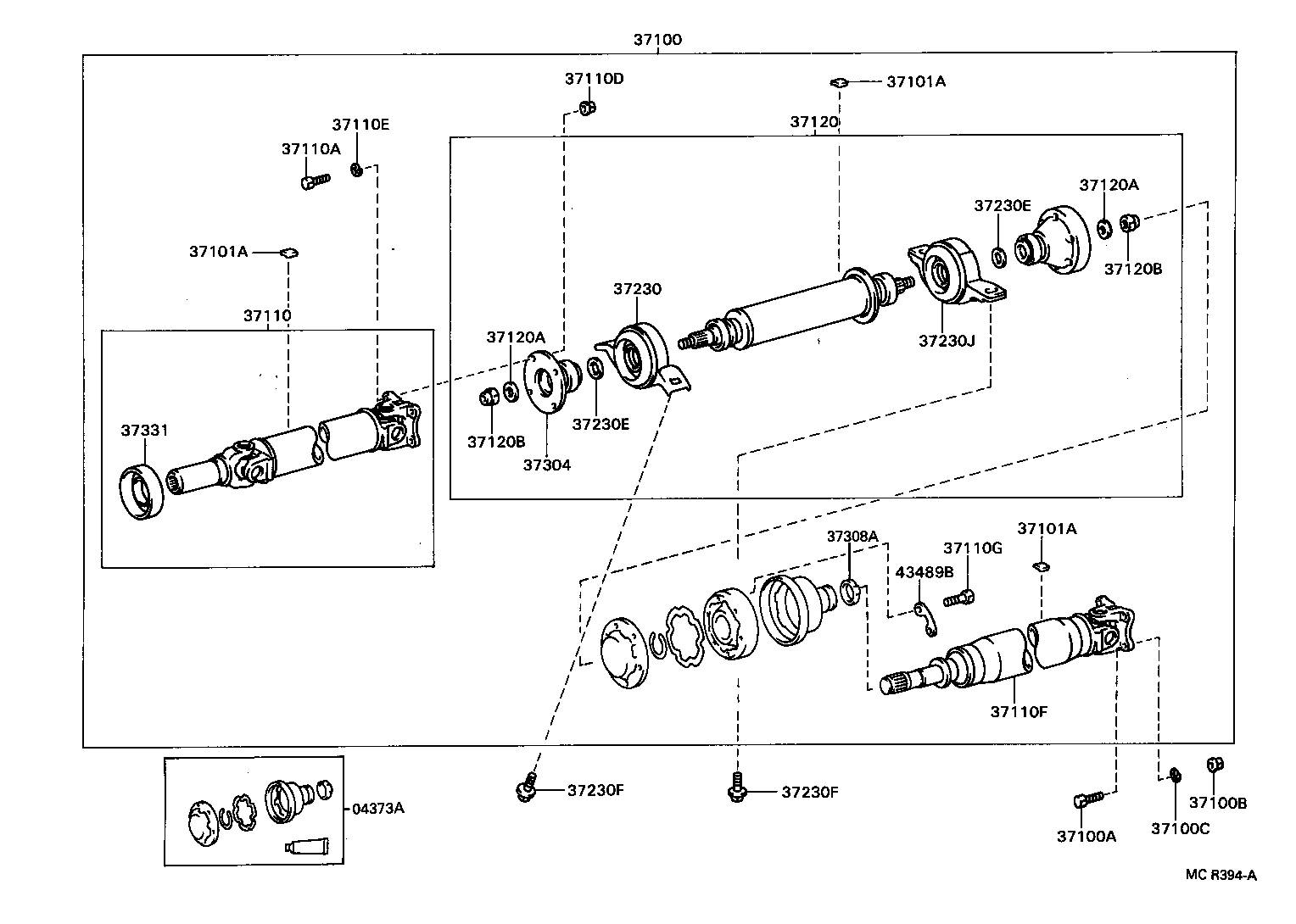  CELICA |  PROPELLER SHAFT UNIVERSAL JOINT