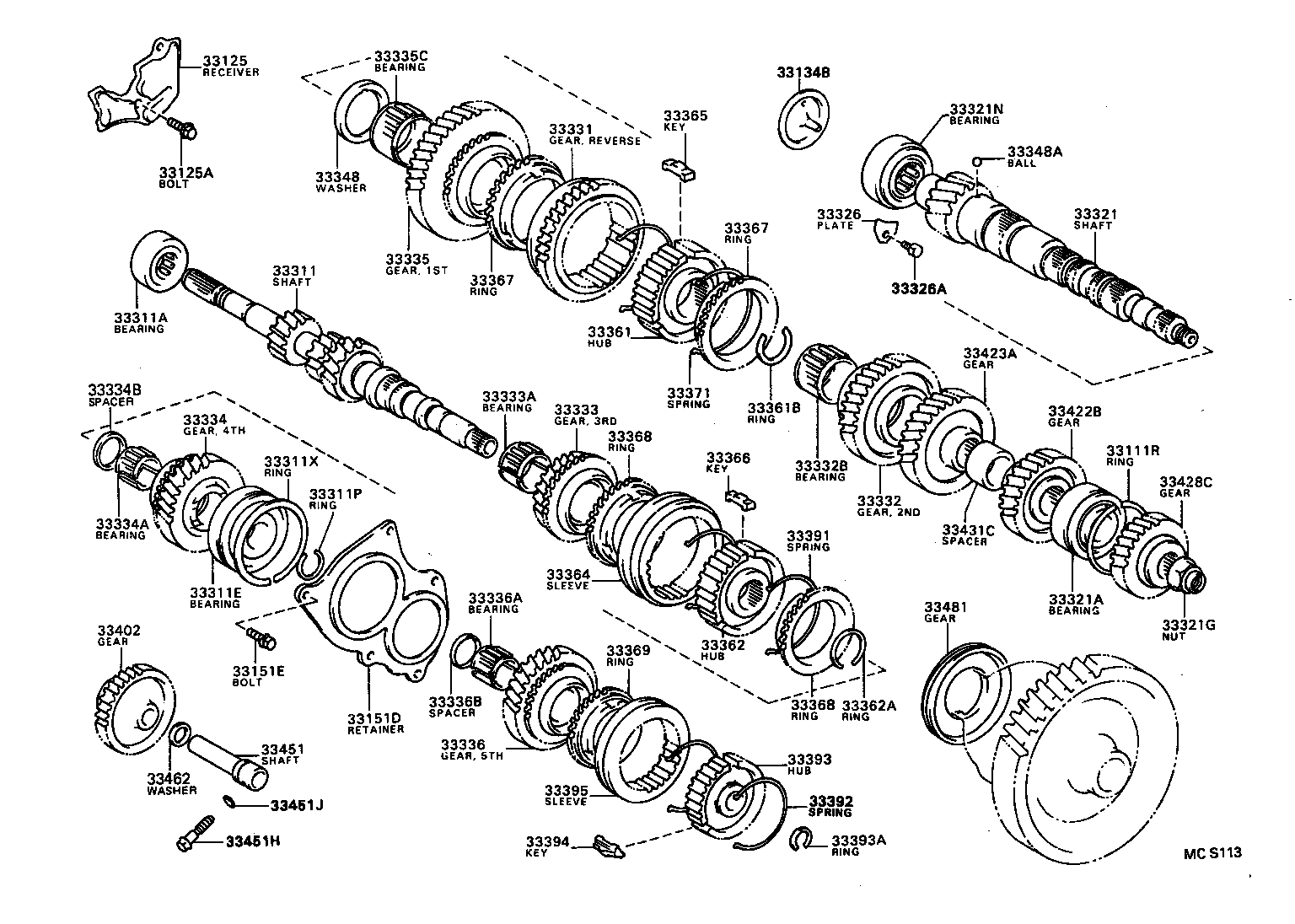  YARIS JPP |  TRANSMISSION GEAR MTM