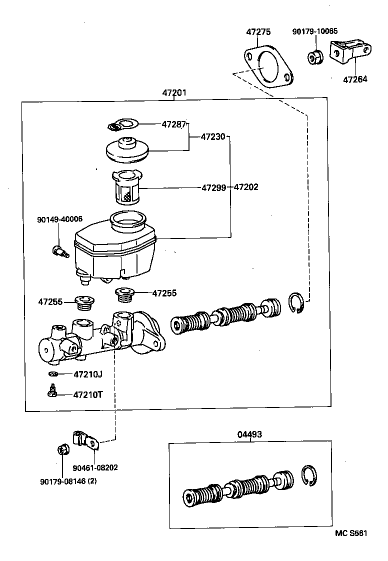  LAND CRUISER 80 |  BRAKE MASTER CYLINDER