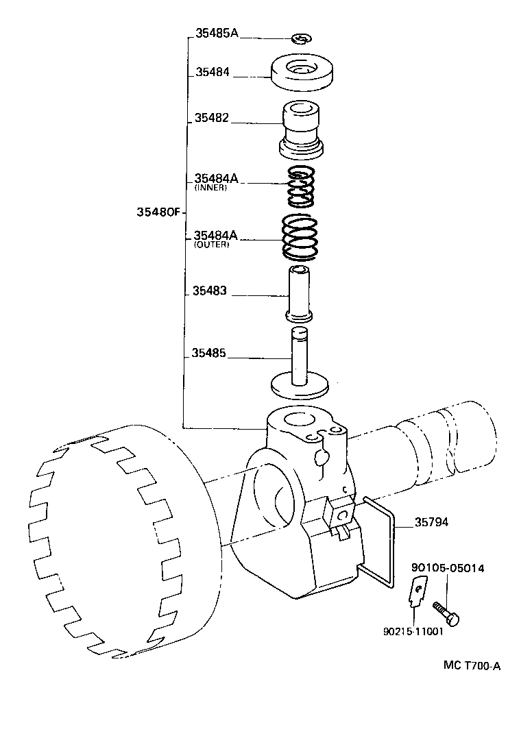  HIACE HIACE S B V |  REAR OIL PUMP GOVERNOR ATM