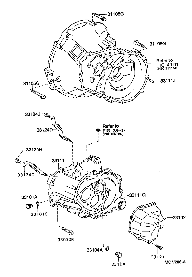  STARLET |  CLUTCH HOUSING TRANSMISSION CASE MTM