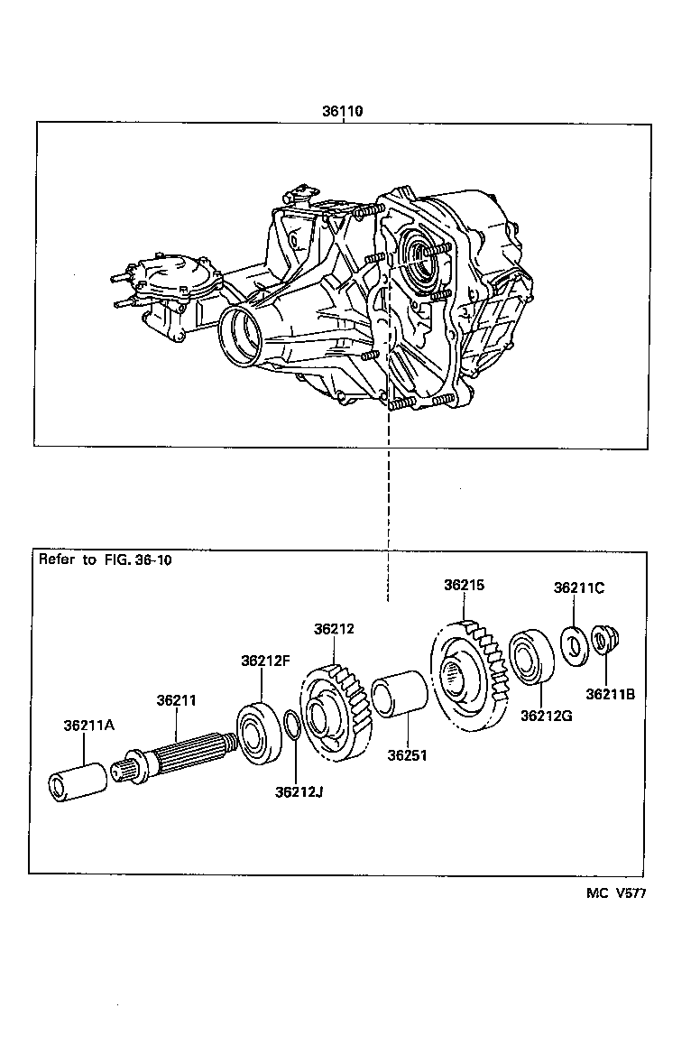  LAND CRUISER 70 |  TRANSFER ASSEMBLY GASKET KIT