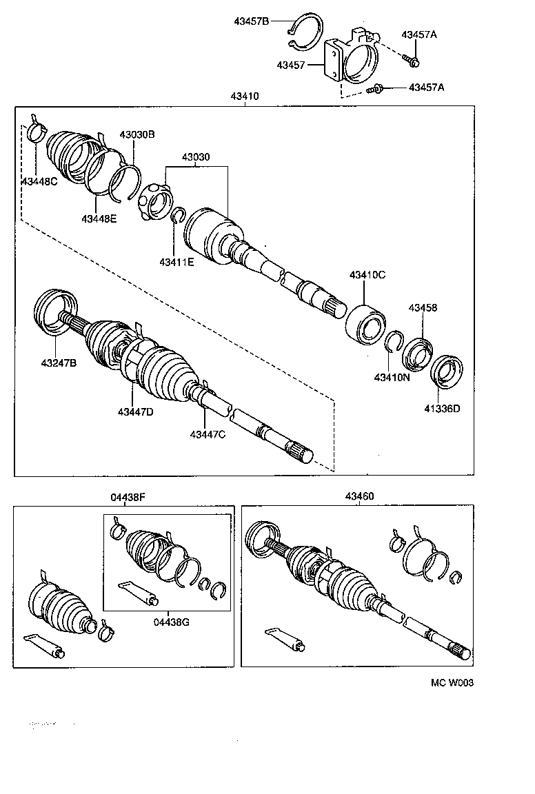  RAV4 |  FRONT DRIVE SHAFT