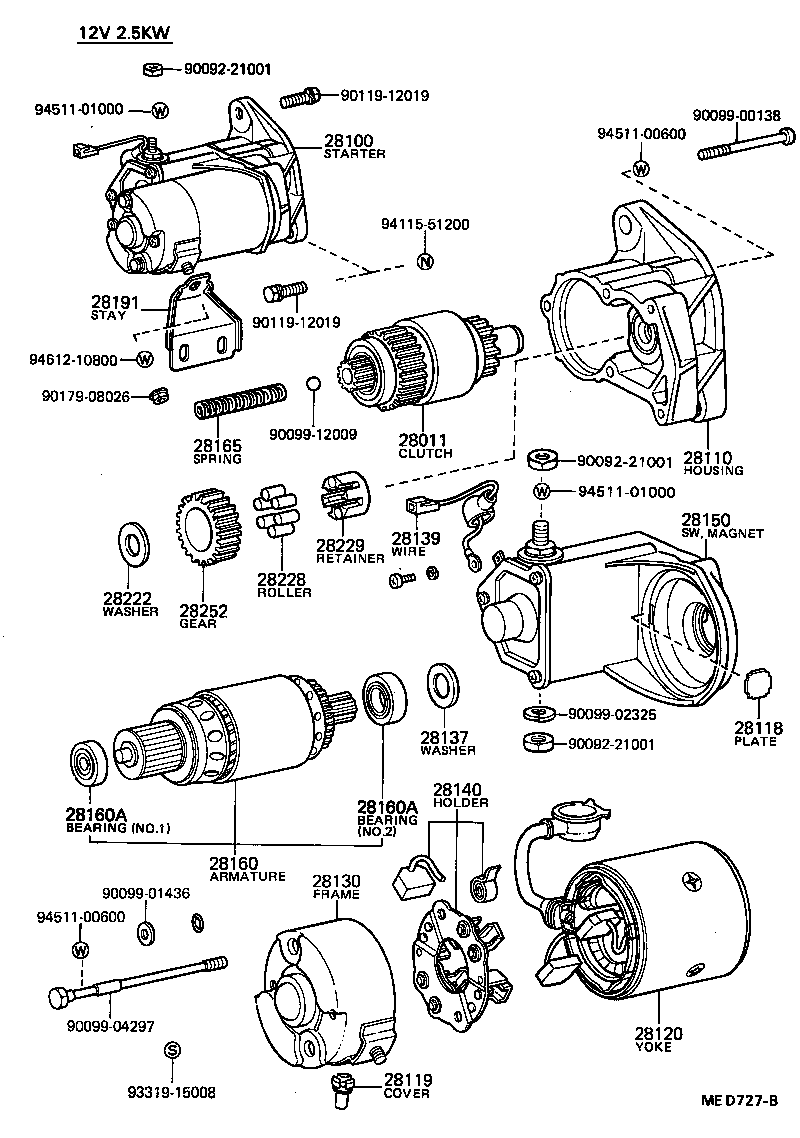  HILUX |  STARTER