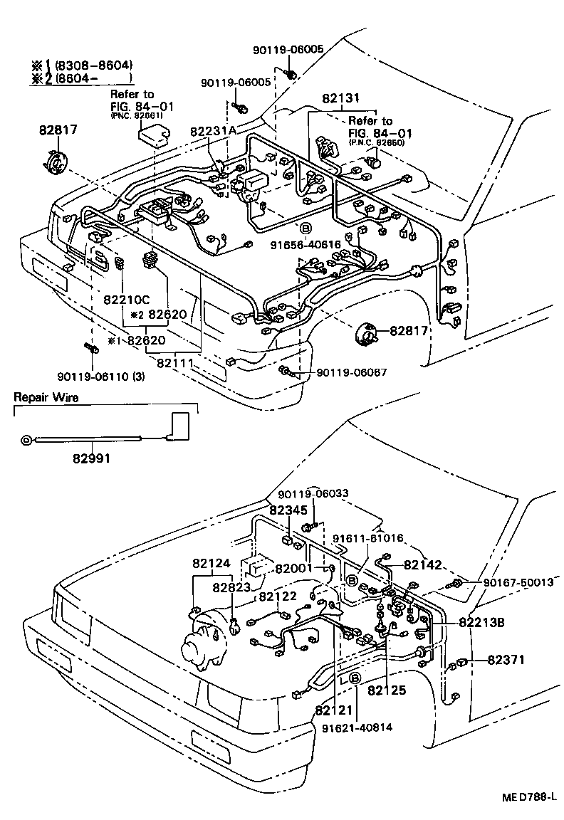  HILUX |  WIRING CLAMP