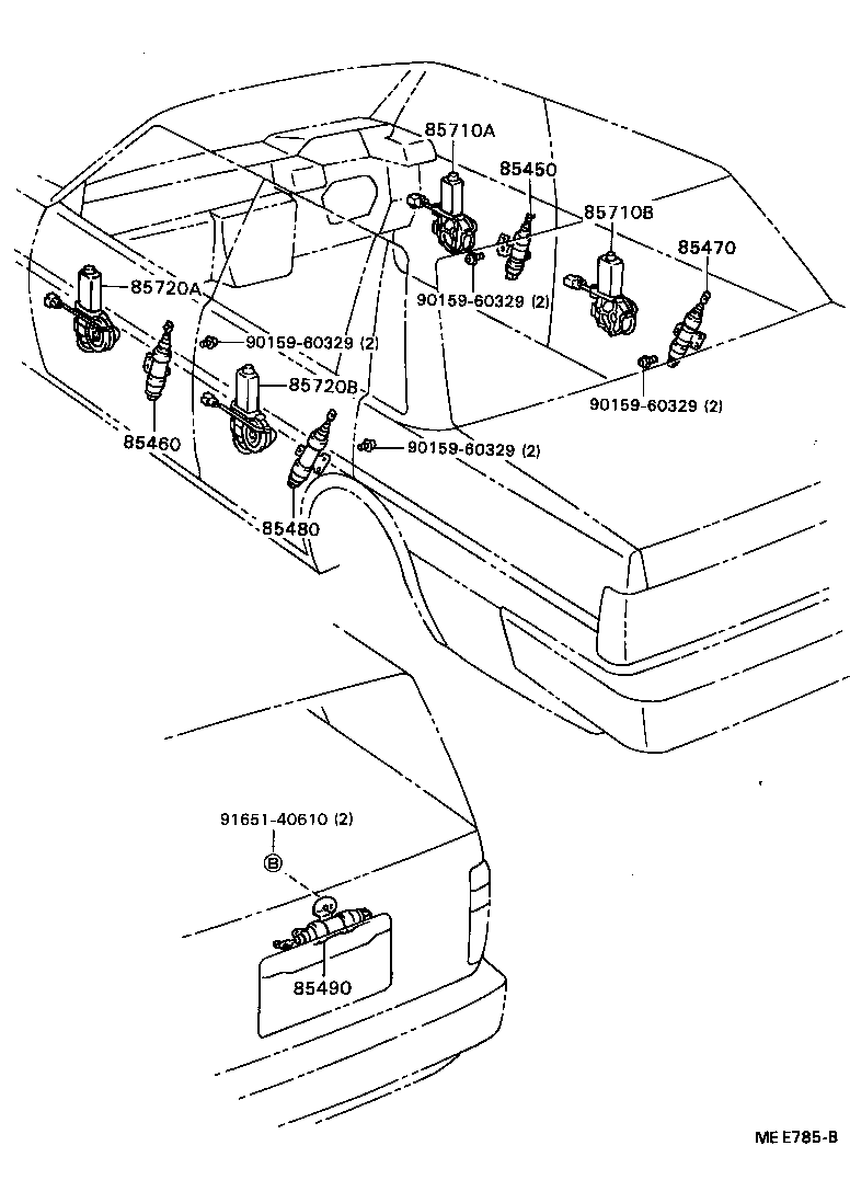  CRESSIDA WAGON |  DOOR MOTOR DOOR SOLENOID