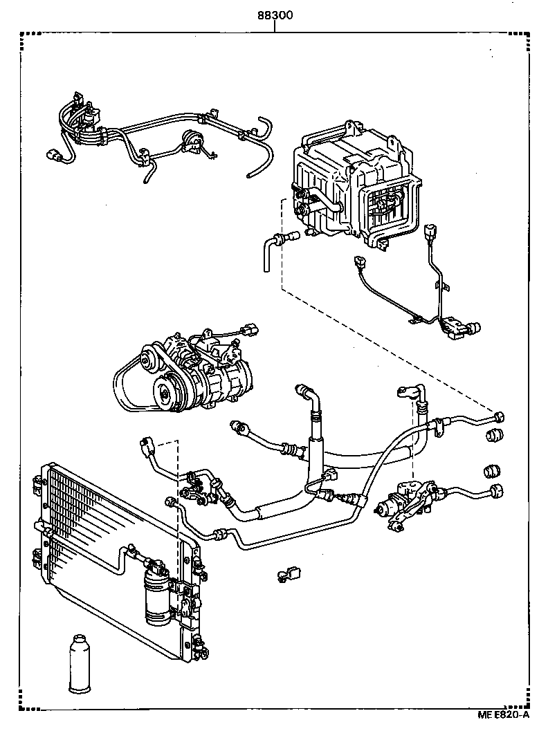  CRESSIDA WAGON |  HEATING AIR CONDITIONING SET