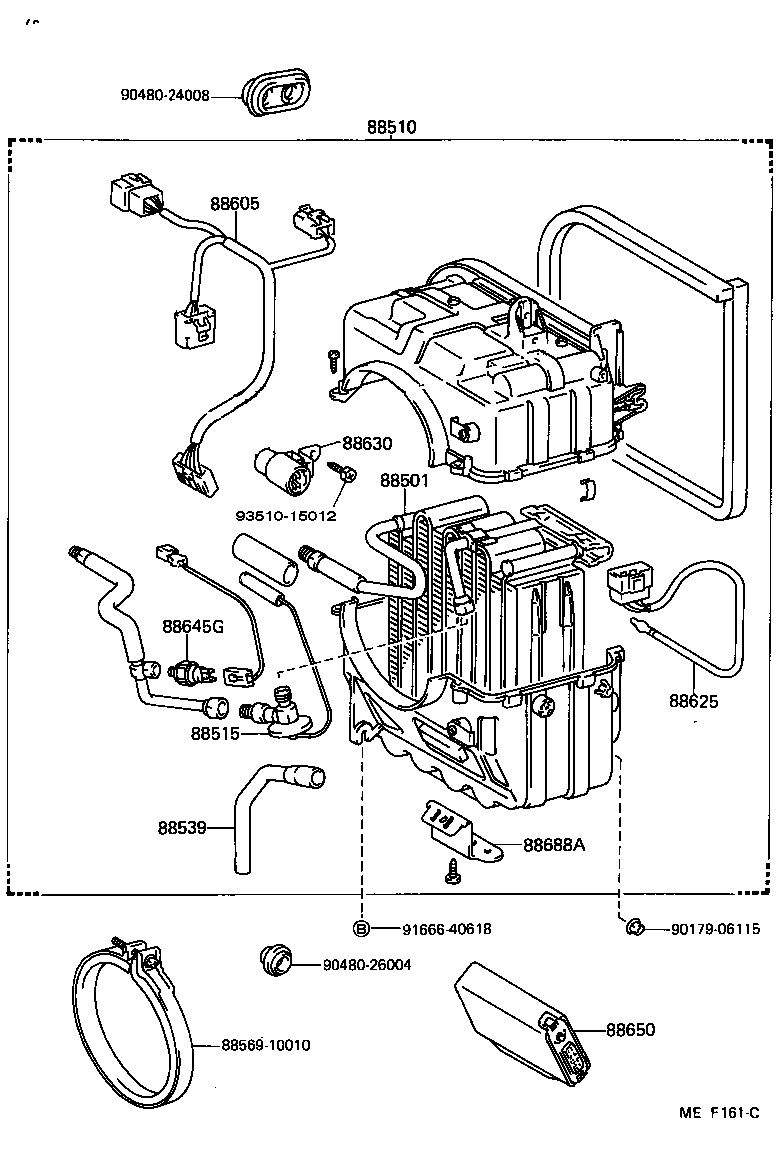  STARLET |  HEATING AIR CONDITIONING COOLER UNIT