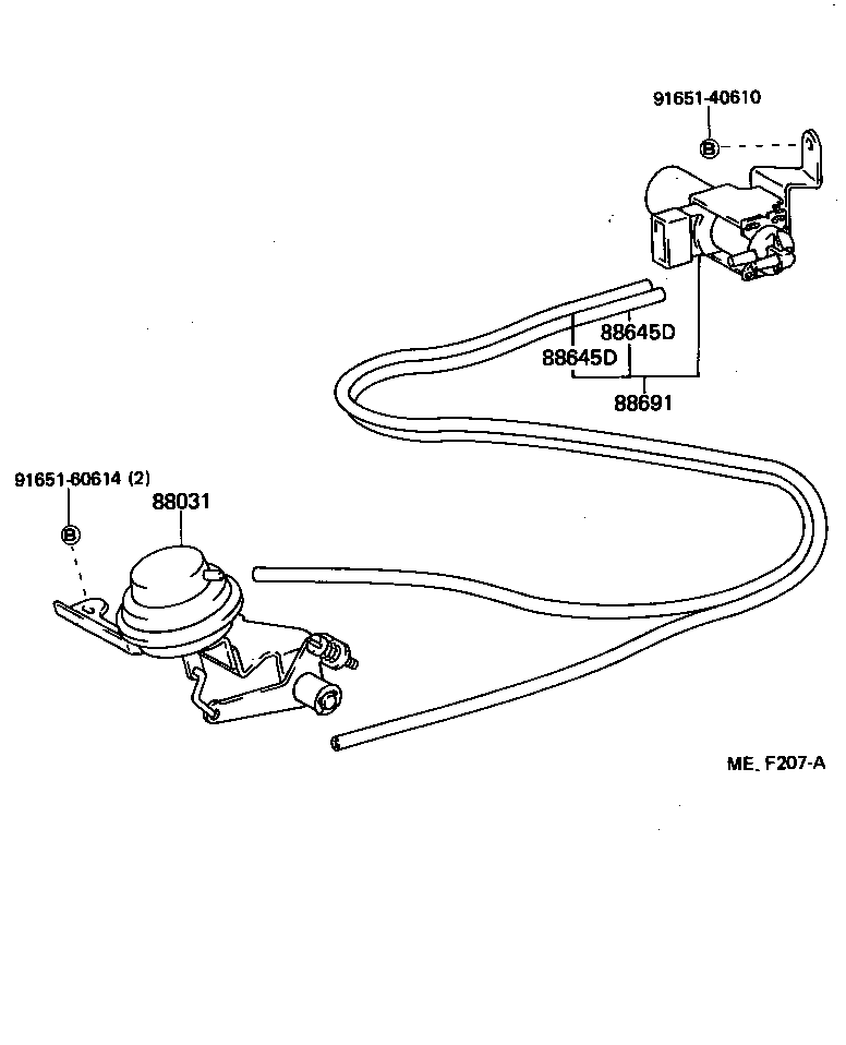  STARLET |  HEATING AIR CONDITIONING VACUUM PIPING