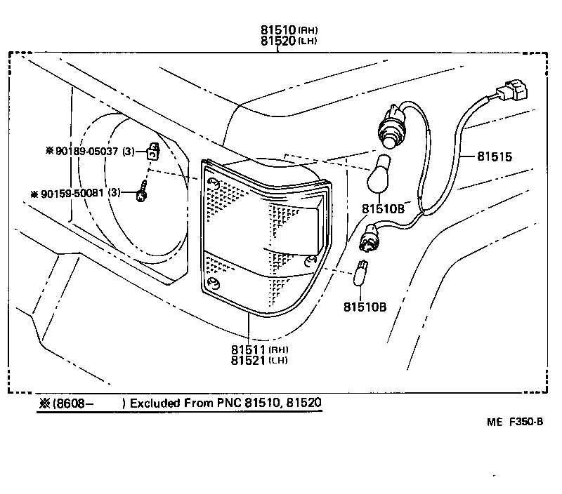  LAND CRUISER 70 |  FRONT TURN SIGNAL LAMP