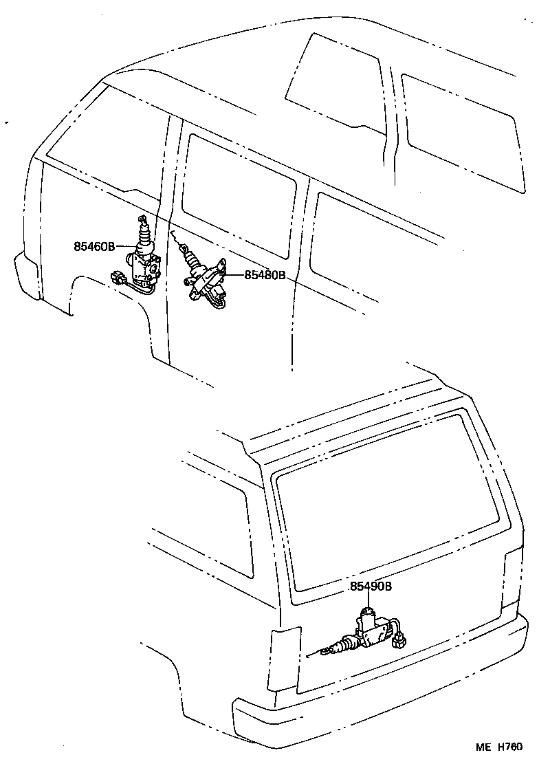  HIACE VAN COMUTER |  DOOR MOTOR DOOR SOLENOID