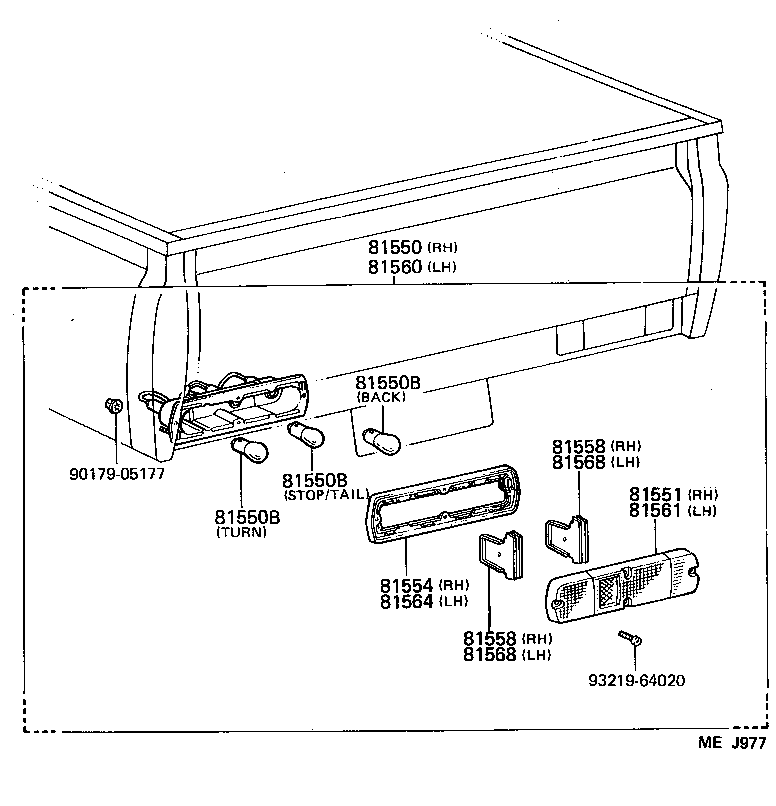  DYNA150 |  REAR COMBINATION LAMP