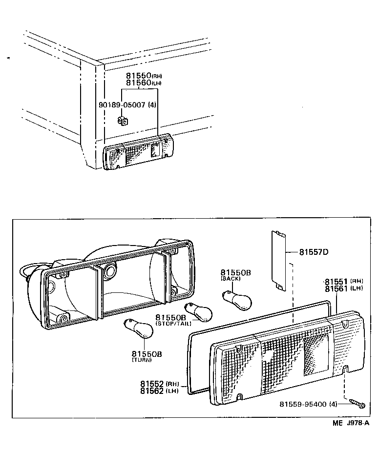  DYNA150 |  REAR COMBINATION LAMP