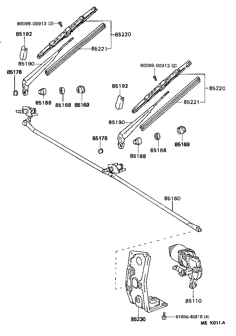  DYNA150 |  WINDSHIELD WIPER