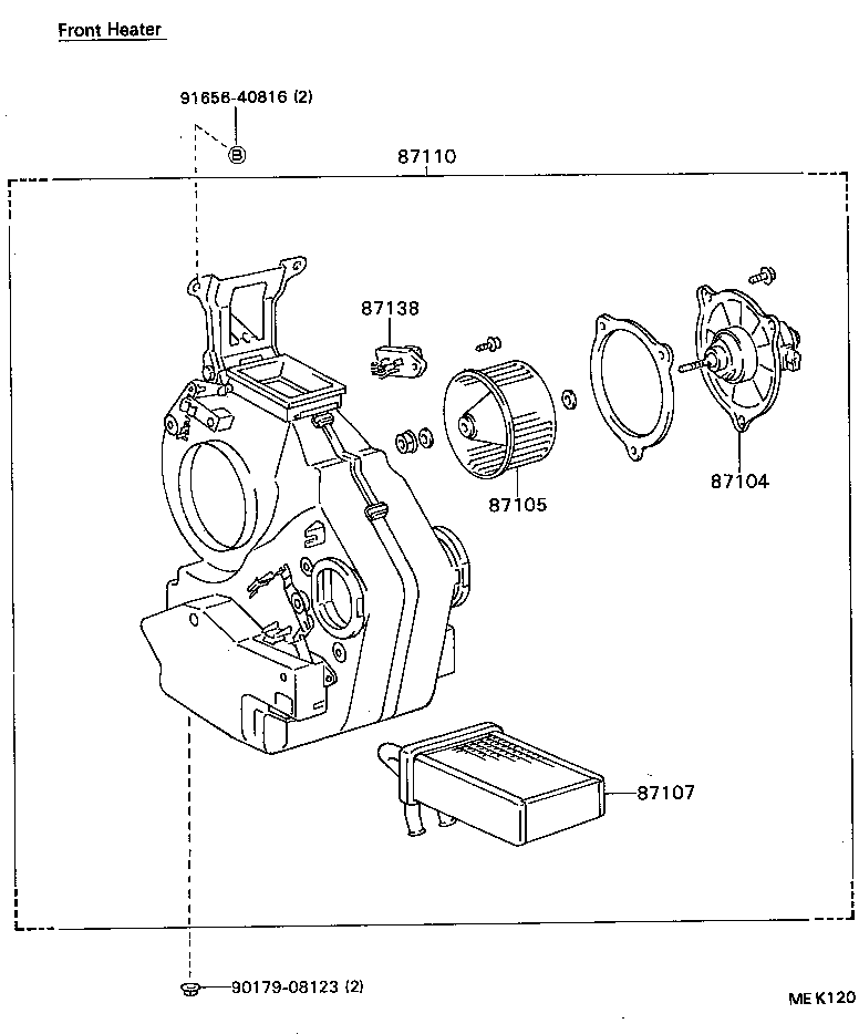  DYNA200 |  HEATING AIR CONDITIONING HEATER UNIT BLOWER