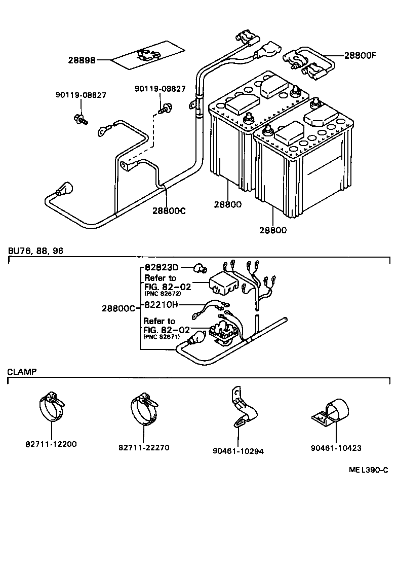  DYNA200 |  BATTERY BATTERY CABLE