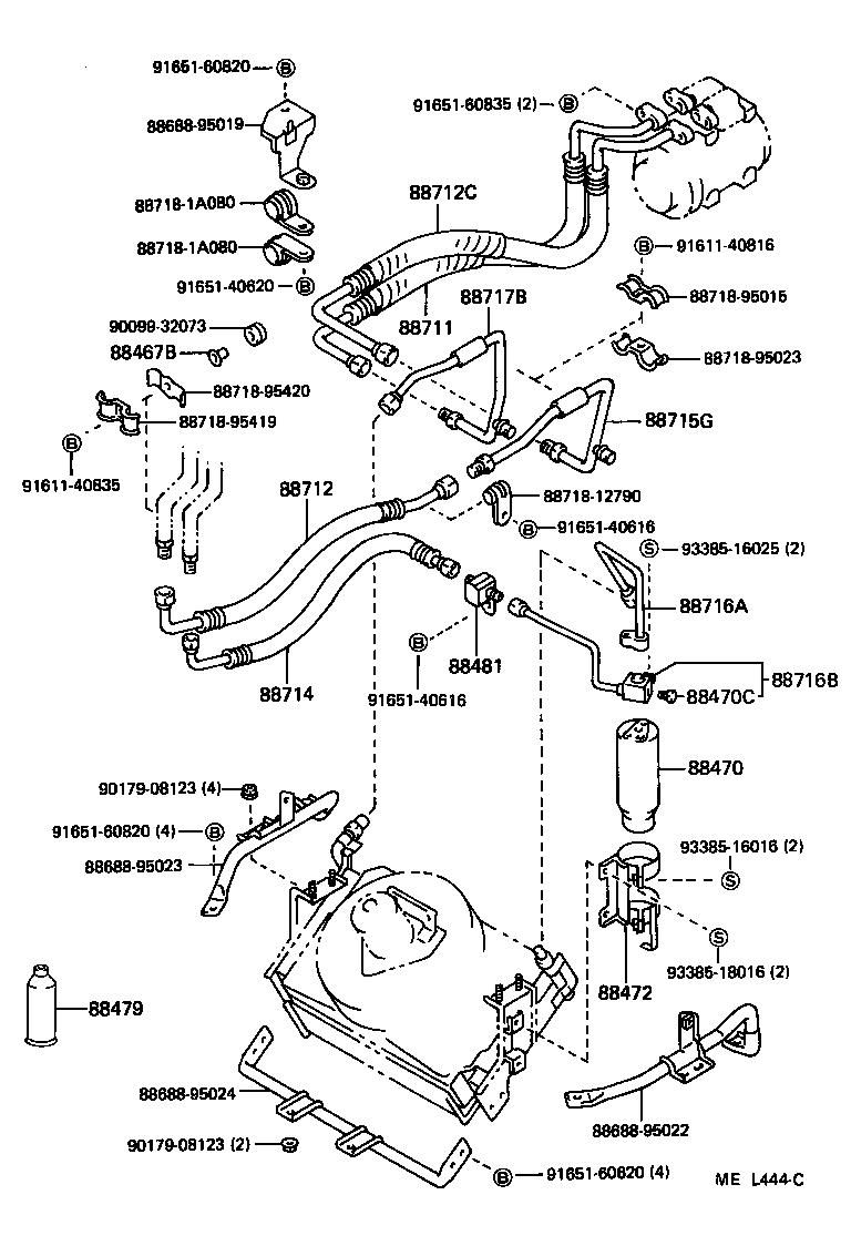  DYNA150 |  HEATING AIR CONDITIONING COOLER PIPING