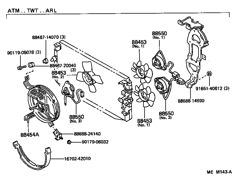  SUPRA |  HEATING AIR CONDITIONING COOLER PIPING