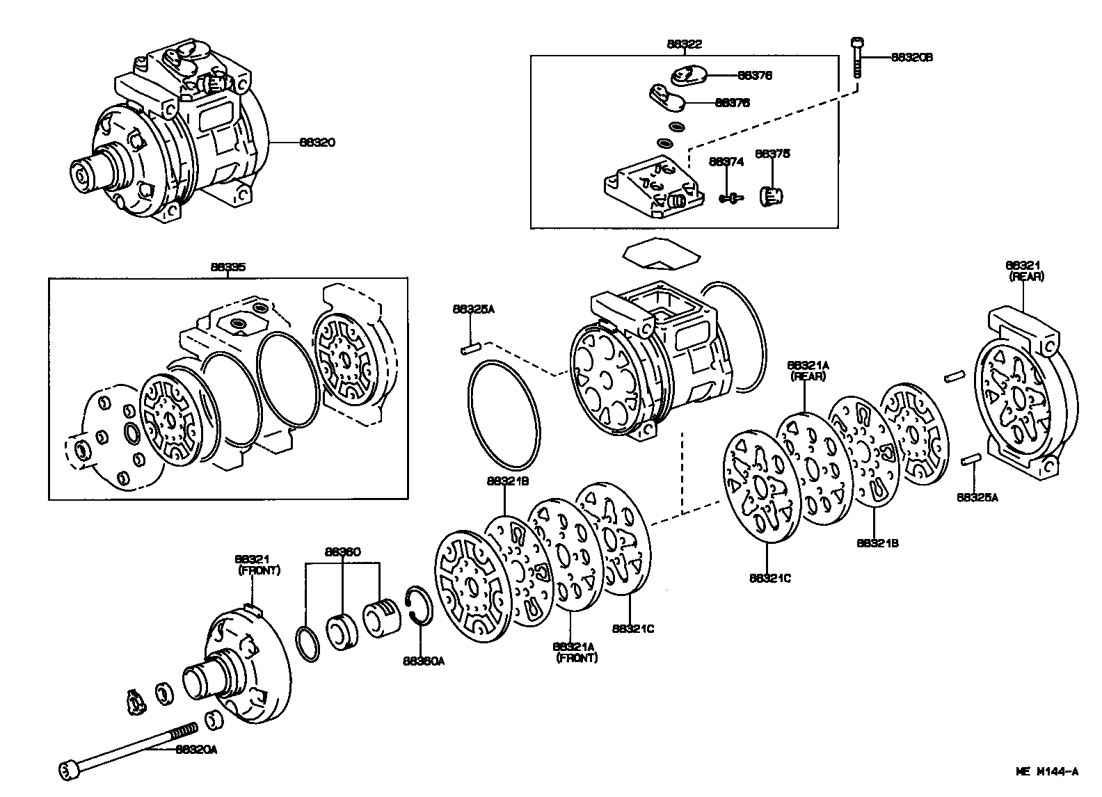  SUPRA |  HEATING AIR CONDITIONING COMPRESSOR