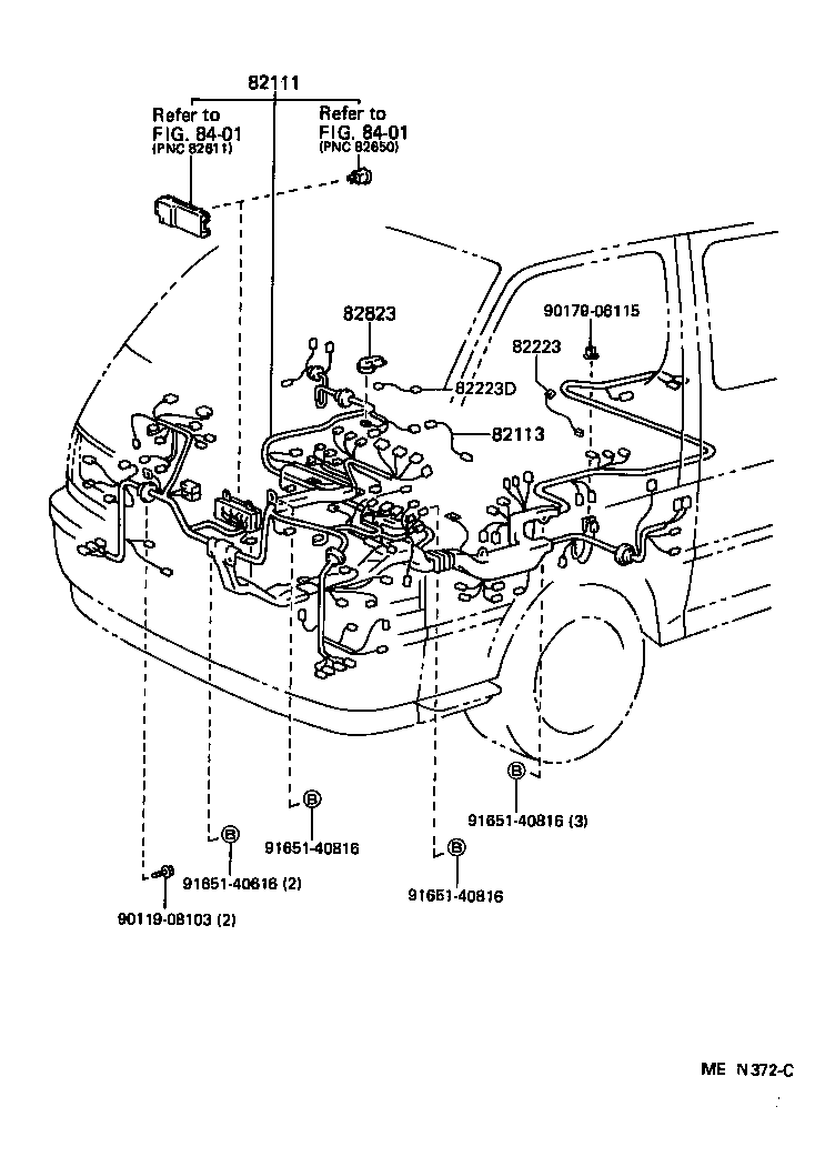  HIACE VAN COMUTER |  WIRING CLAMP