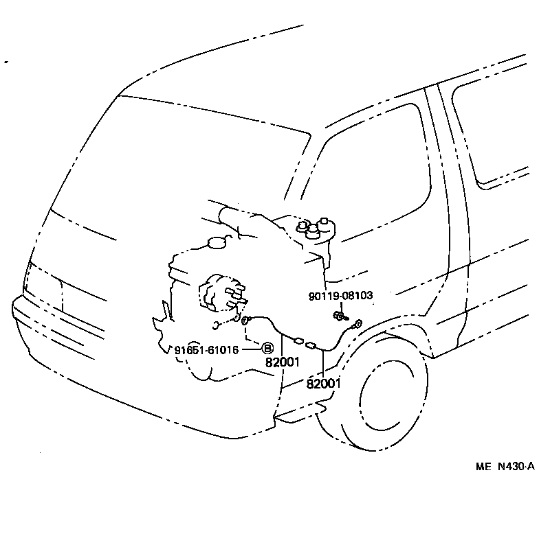  HIACE VAN COMUTER |  WIRING CLAMP