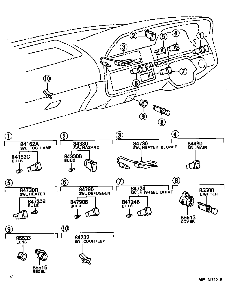  HIACE VAN COMUTER |  SWITCH RELAY COMPUTER