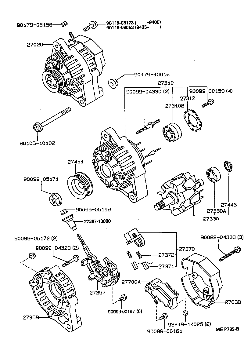  STARLET |  ALTERNATOR