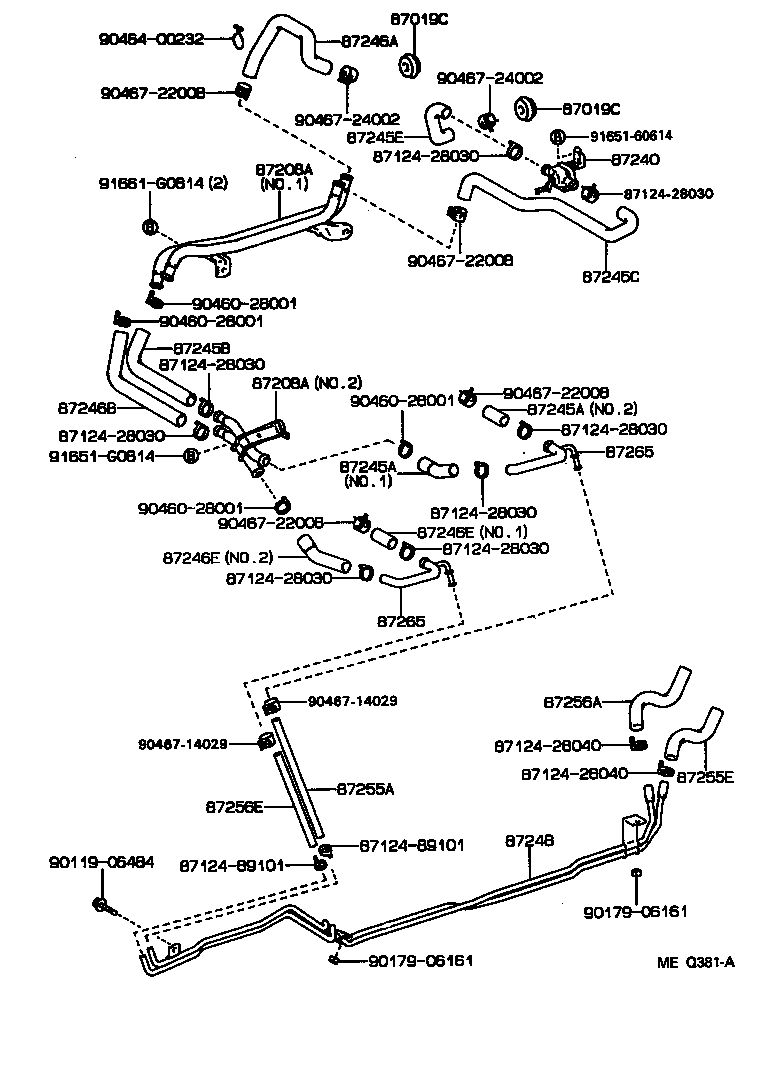  HILUX JPP |  HEATING AIR CONDITIONING WATER PIPING