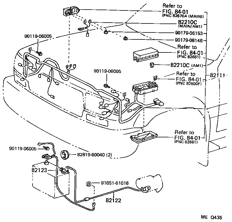  LAND CRUISER 80 |  WIRING CLAMP