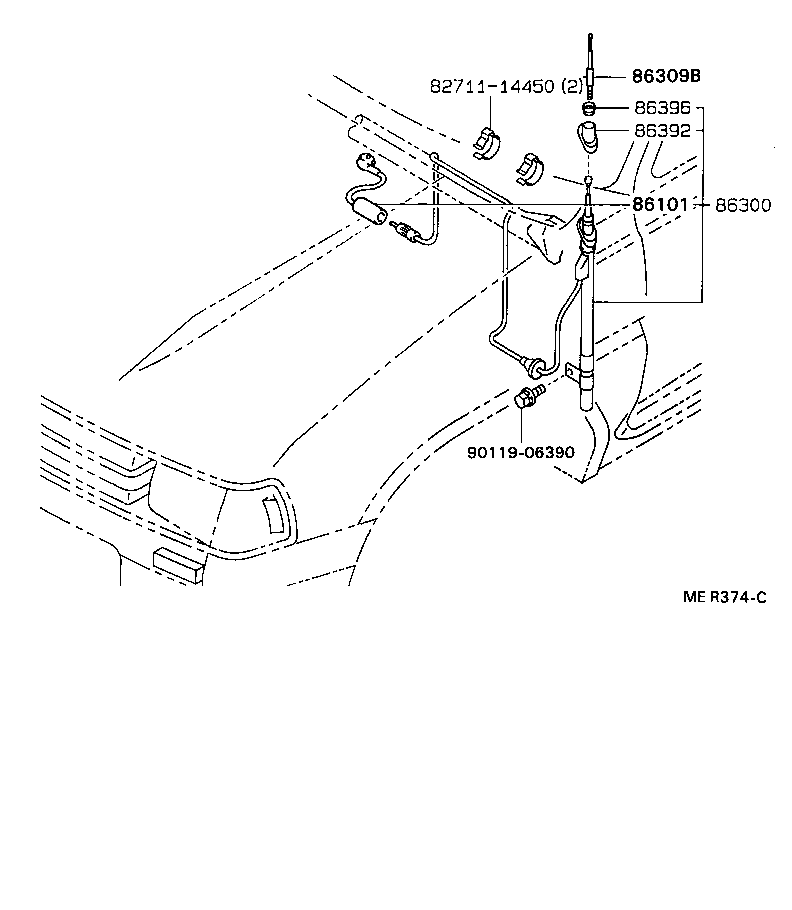  HILUX |  ANTENNA