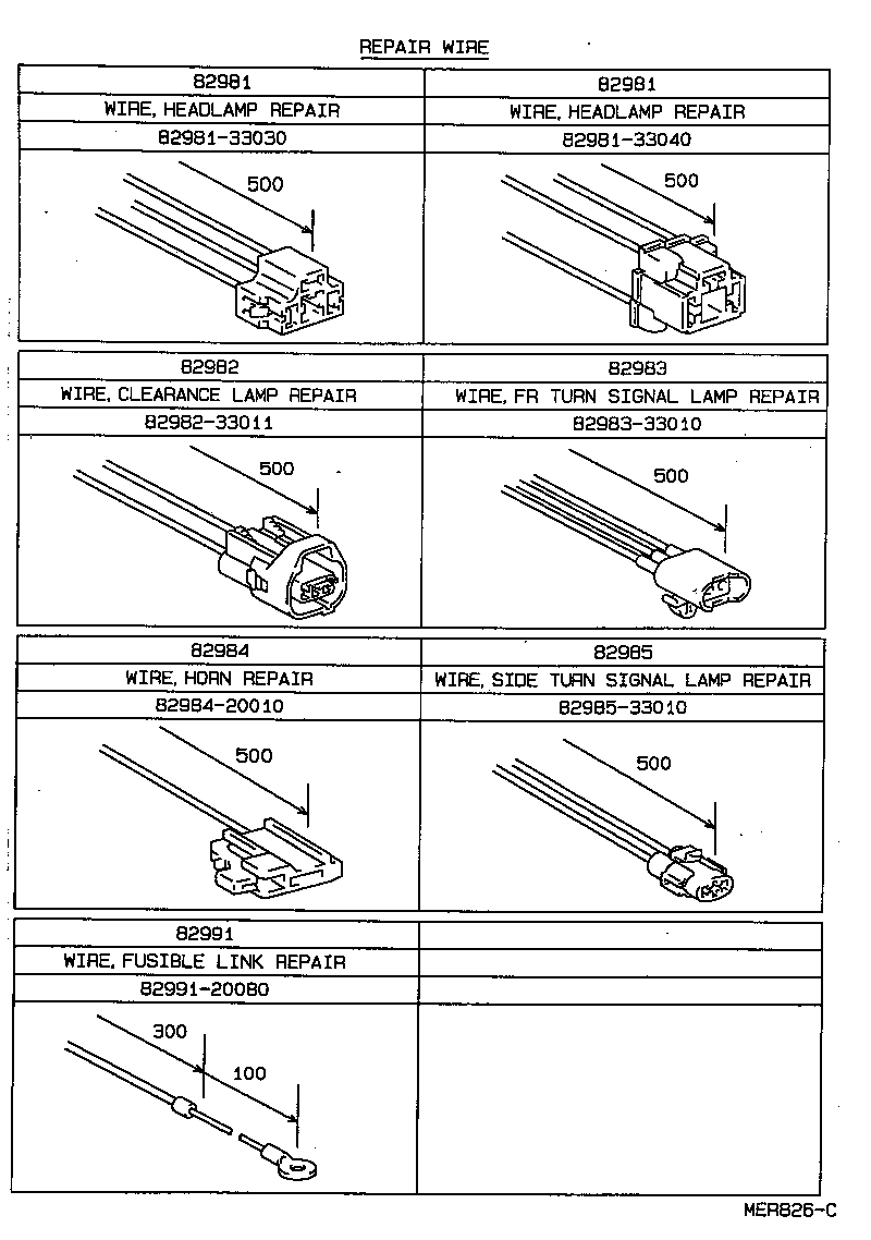  CAMRY SED |  WIRING CLAMP