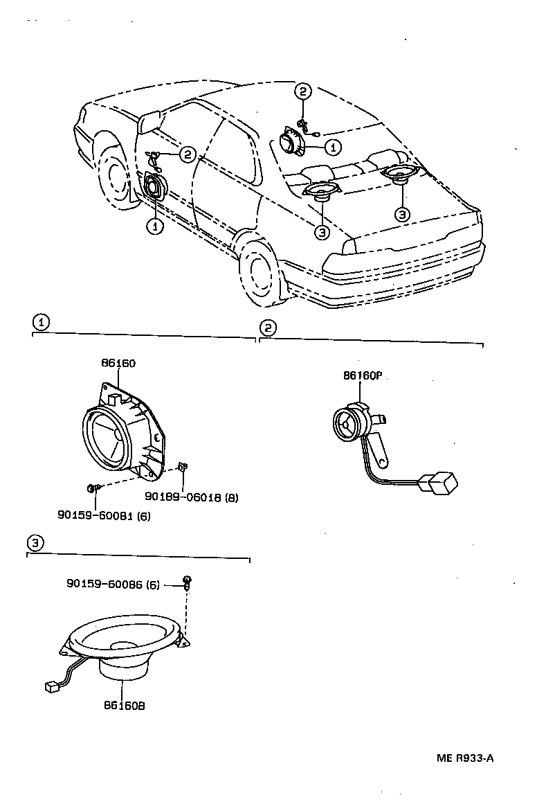  CAMRY SED |  SPEAKER