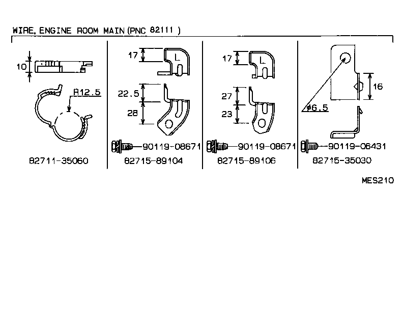  HILUX JPP |  WIRING CLAMP