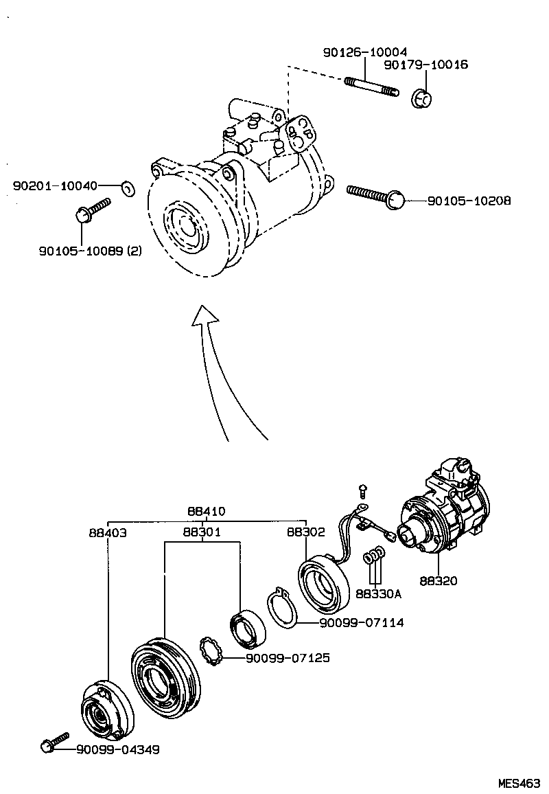  GS300 |  HEATING AIR CONDITIONING COMPRESSOR