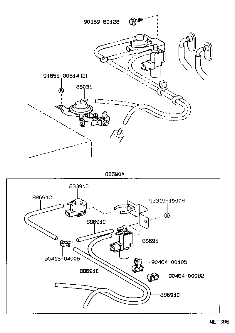  STARLET |  HEATING AIR CONDITIONING VACUUM PIPING