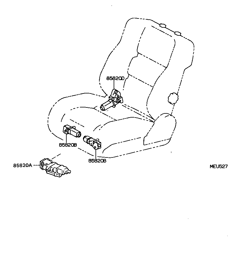  LAND CRUISER 80 |  SEAT MOTOR SEAT HEATER