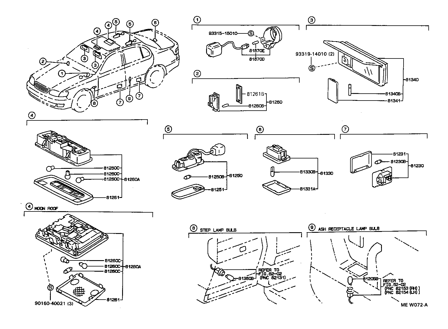  GS300 |  INTERIOR LAMP