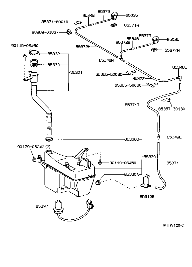  GS300 |  WINDSHIELD WASHER