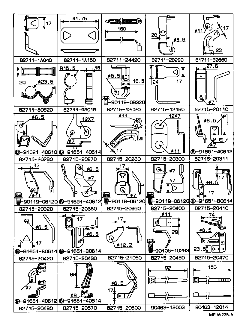  CARINA E SED LB JPP |  WIRING CLAMP