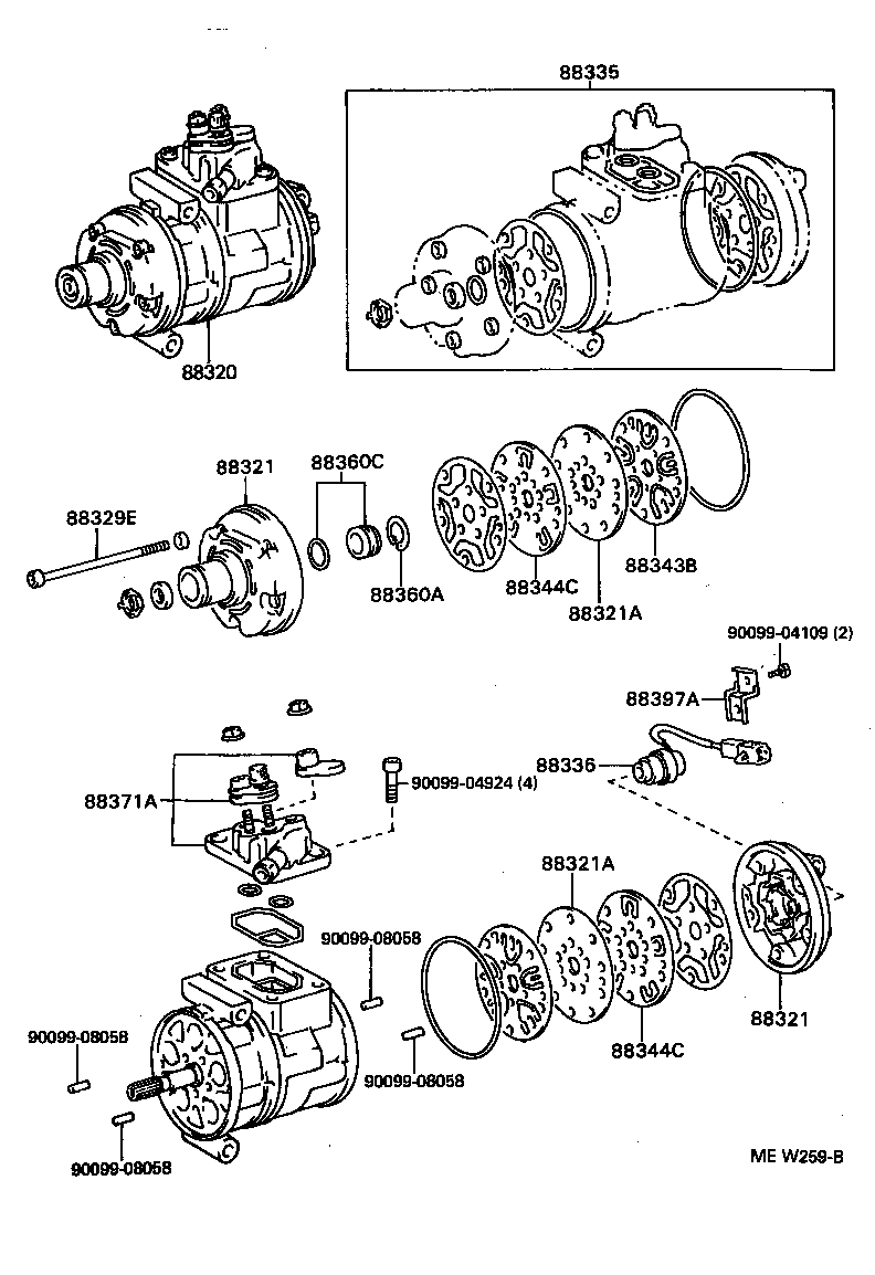  GS300 |  HEATING AIR CONDITIONING COMPRESSOR