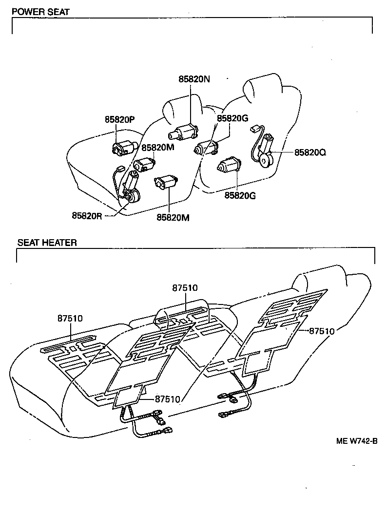  GS300 |  SEAT MOTOR SEAT HEATER