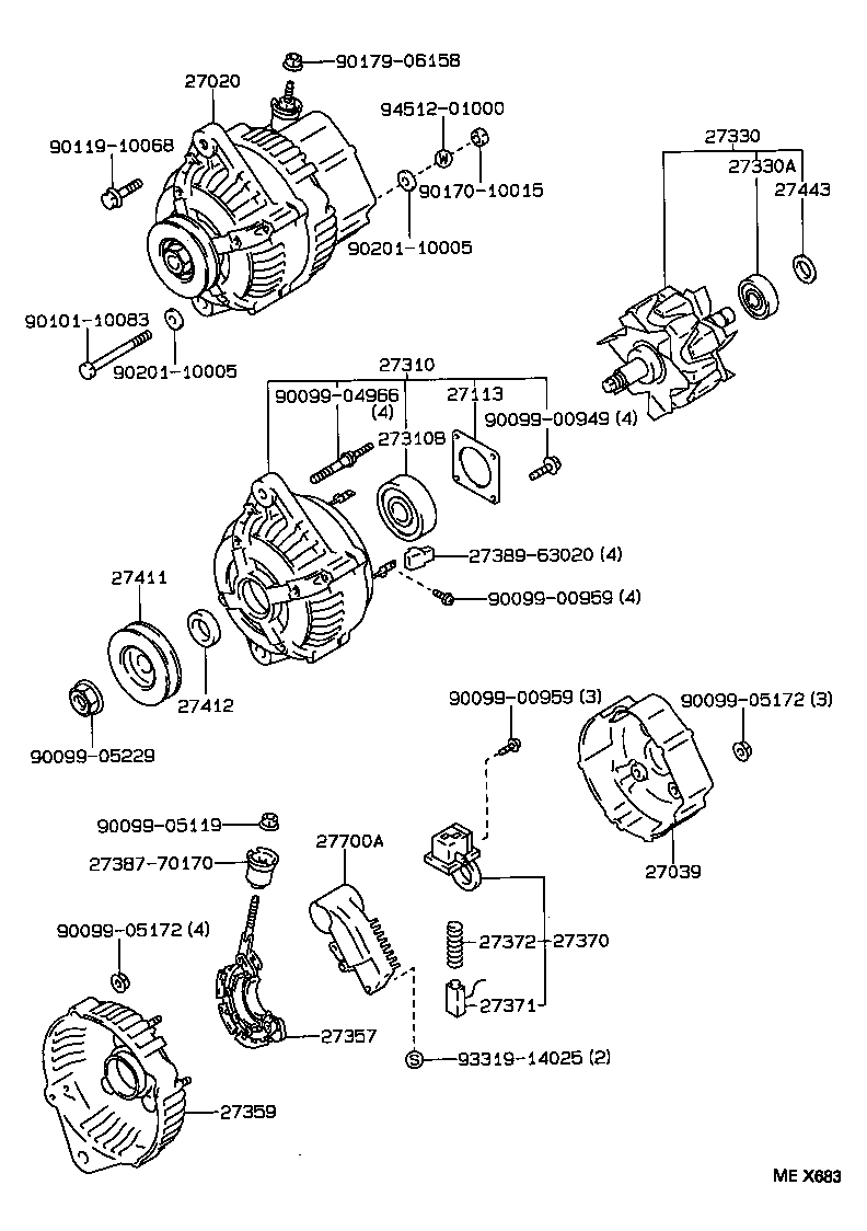  HILUX |  ALTERNATOR