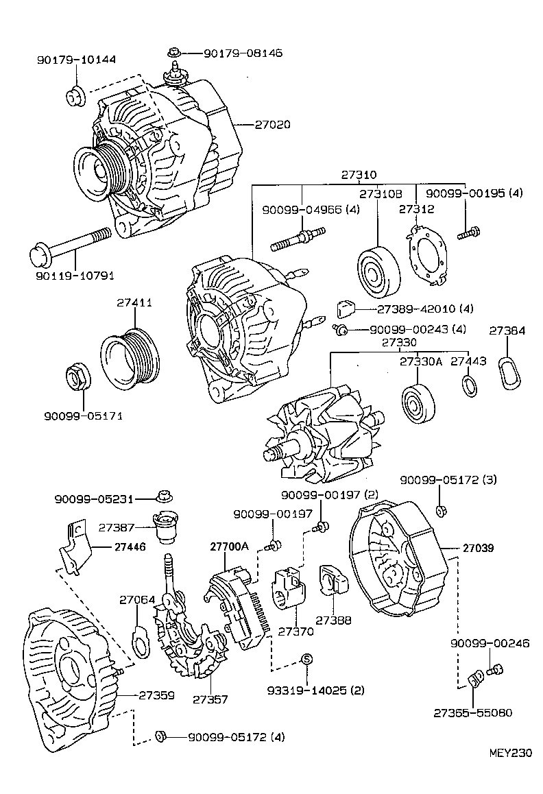  LS400 |  ALTERNATOR