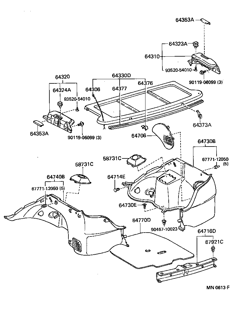  STARLET |  DECK BOARD DECK TRIM COVER